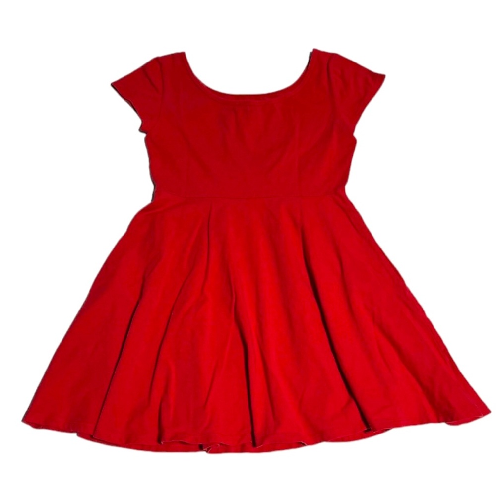 Forever 21  Sweetheart red skater/twirl dress Medium
